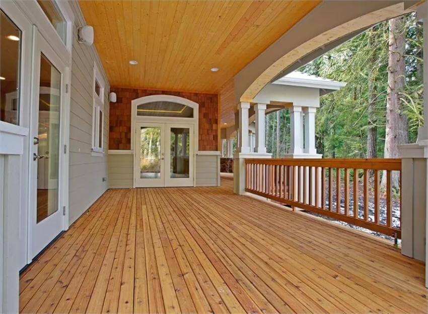 Step Onto This Craftsman Porch with Timber Details