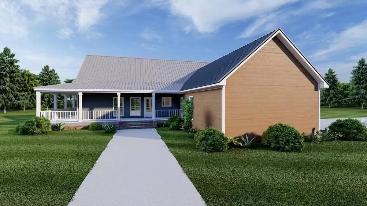 Wow, Take in the Spaciousness of the Extended Front Porch
