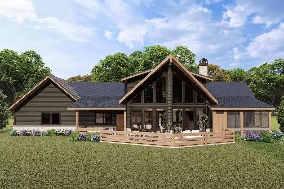 Admire the Expansive Windows on This Modern Craftsman