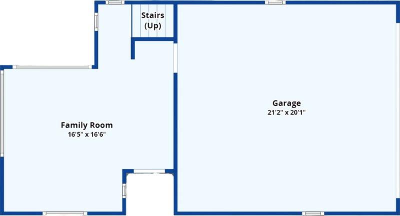 Exploring the Layout: Spacious Garage Meets Cozy Family Room