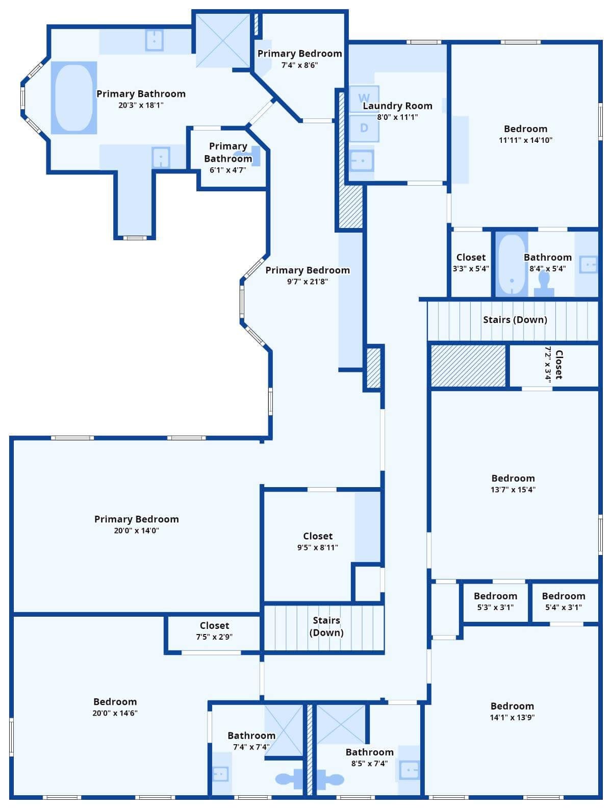 Unpacking the Upper Floor Layout with Multiple Bedrooms