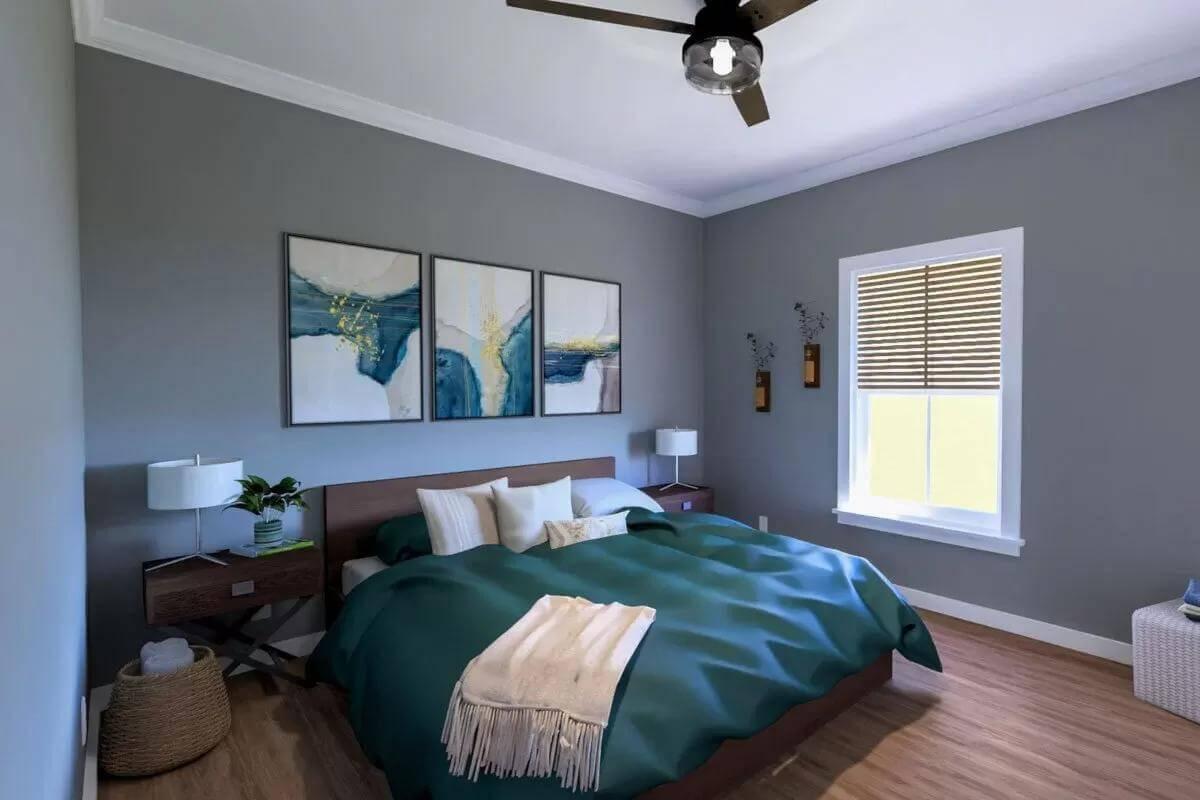 Notice the Artful Touches in This Mid-Century Modern Bedroom