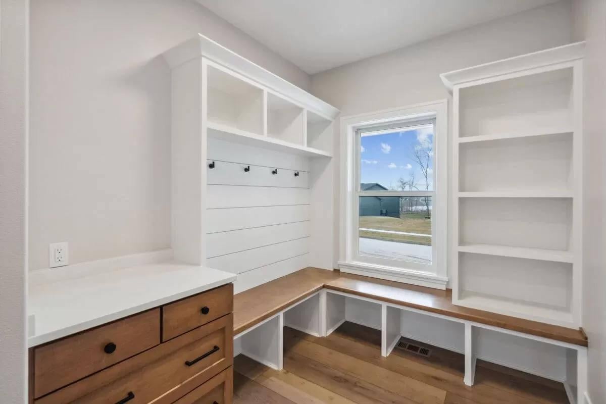 Take a Look at This Smartly Organized Craftsman Mudroom