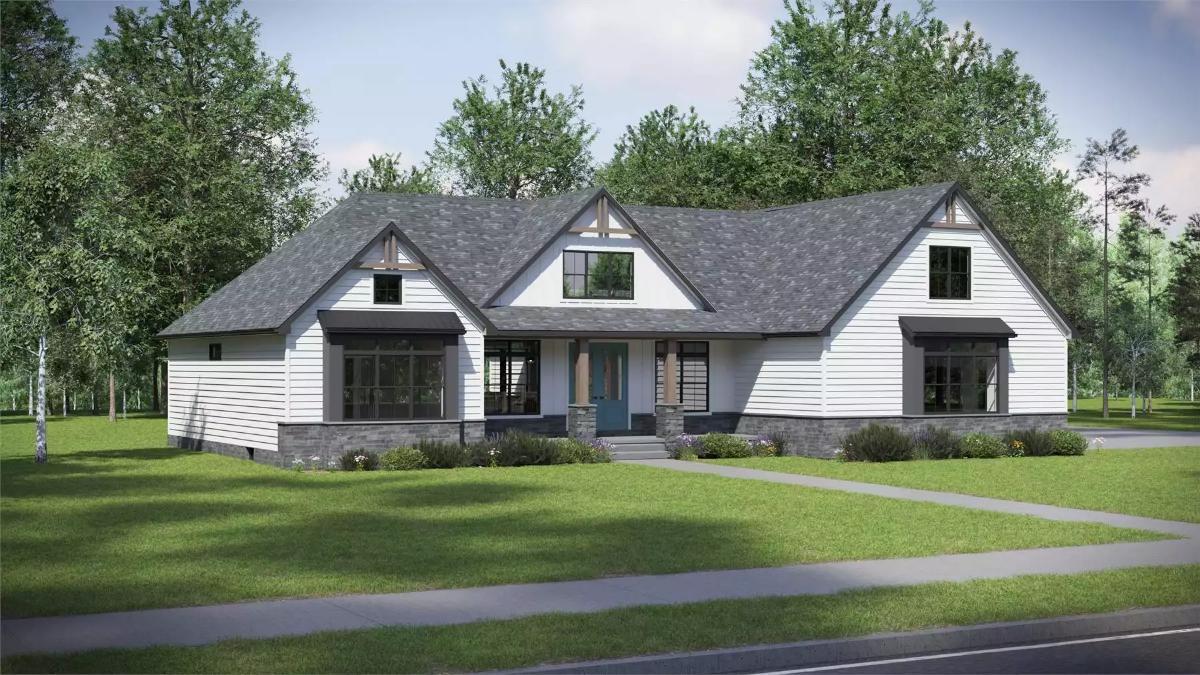 Craftsman Elegance with a Touch of Modern FlairโSpot the Stone Accents