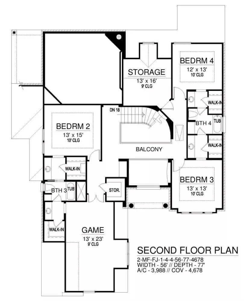 Explore the Second Floor with Spacious Game Room and Multiple Walk-In Closets