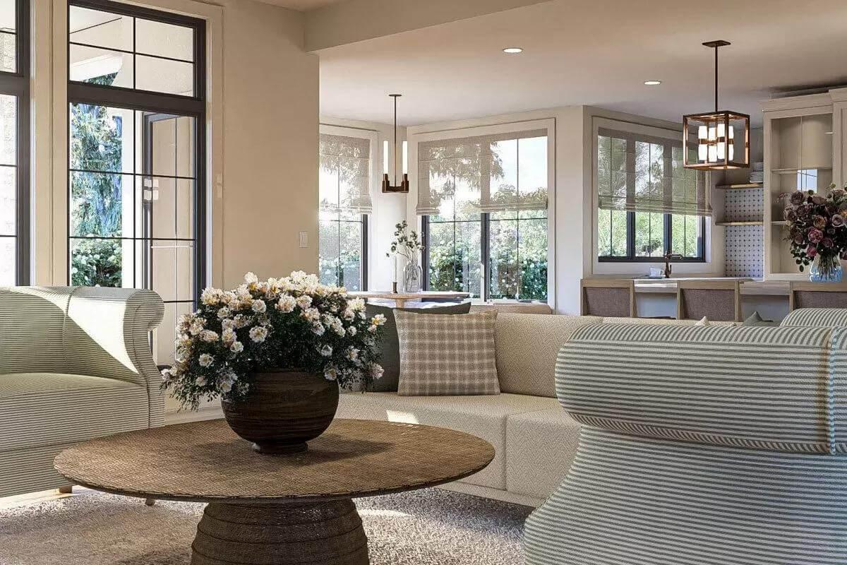 Check Out the Cozy Seating Area with Views to the Patio