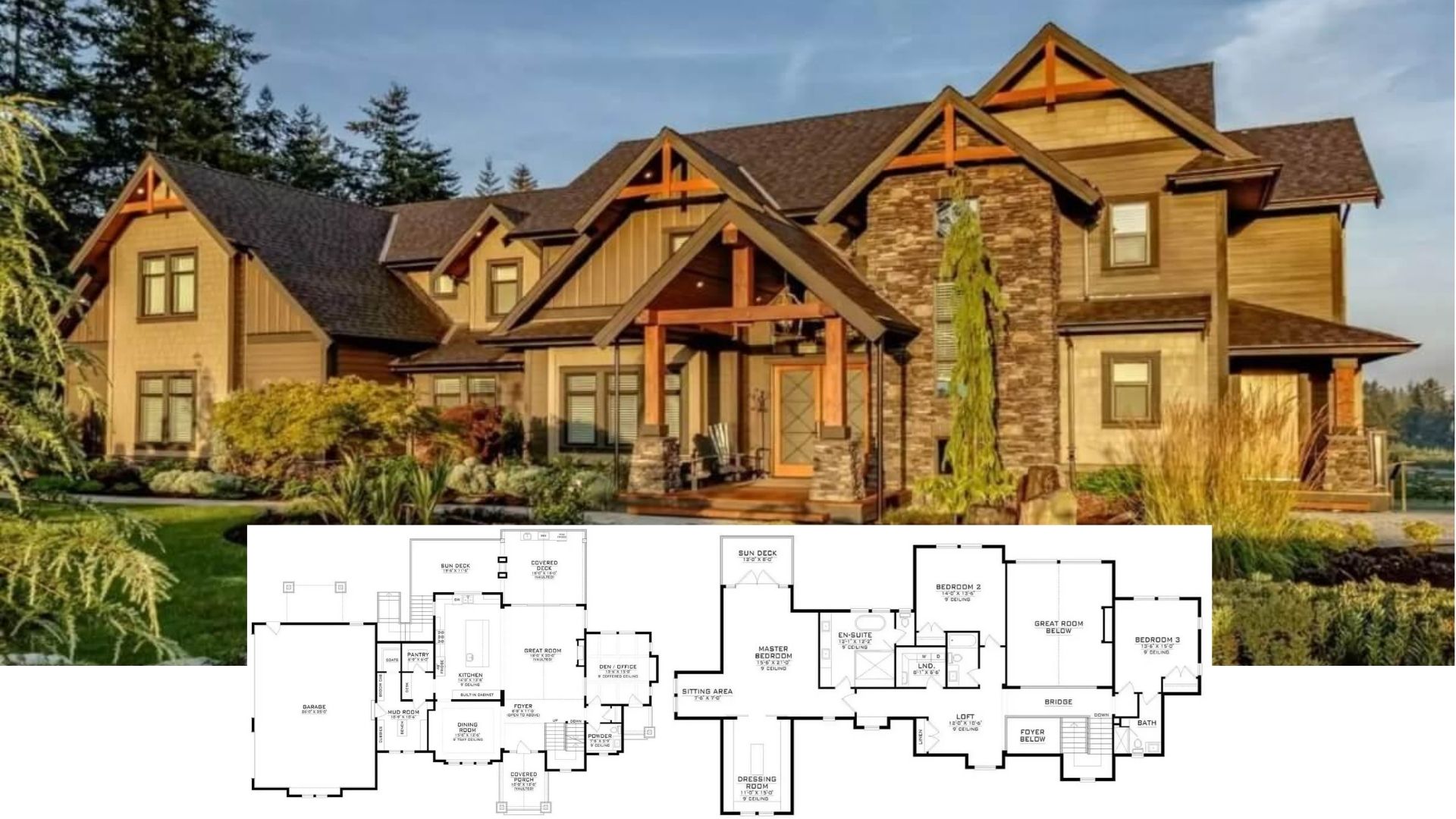 10 House Plans Built Around Great Rooms as Showstopping Entertainment Spaces