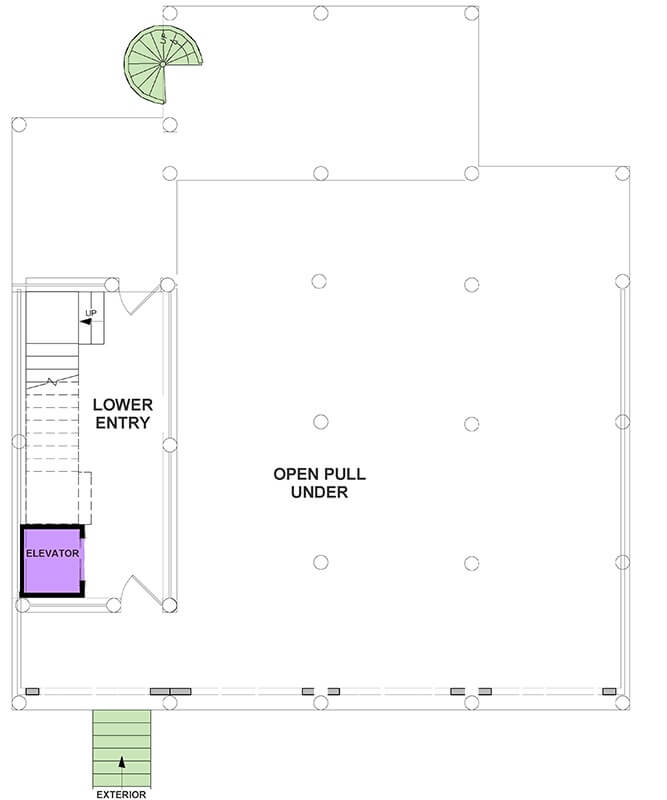Ground Level Floor Plan