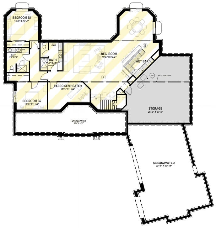 Lower Level Floor Plan