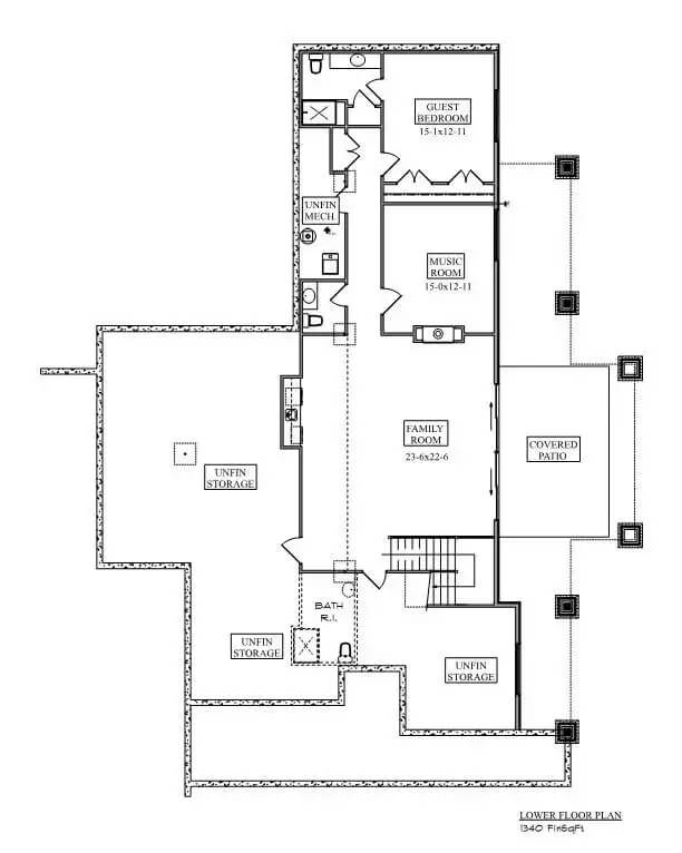 Lower Level Floor Plan