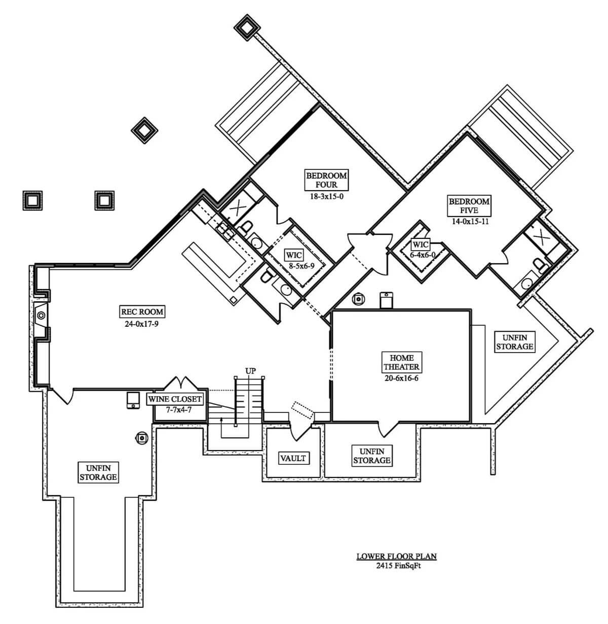 Lower Level Floor Plan