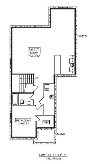 Lower Level Floor Plan