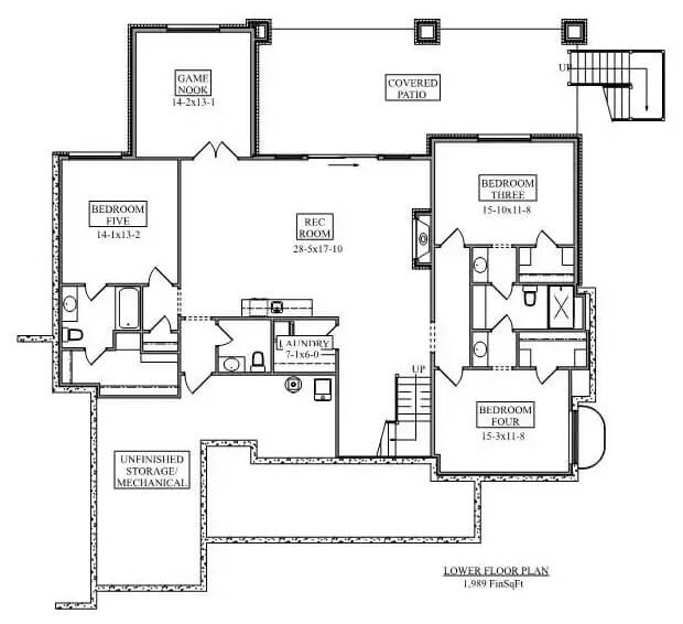 Lower Level Floor Plan