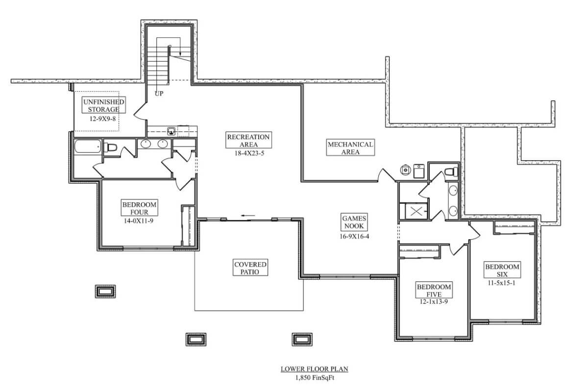 Lower Level Floor Plan