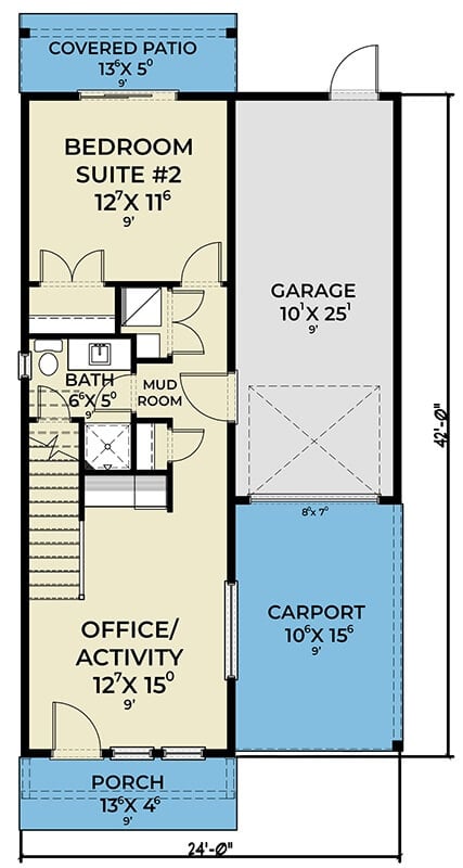 Main Level Floor Plan