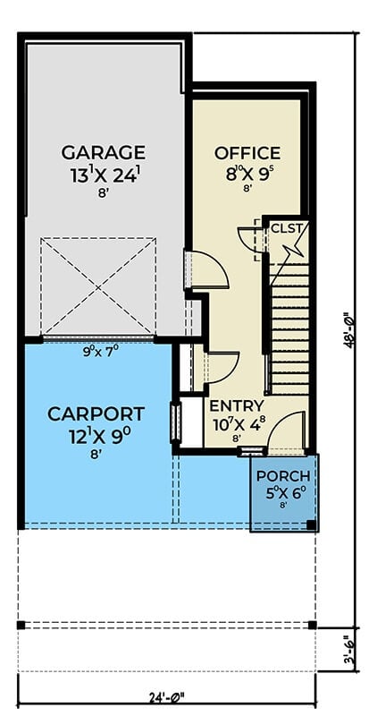 Main Level Floor Plan
