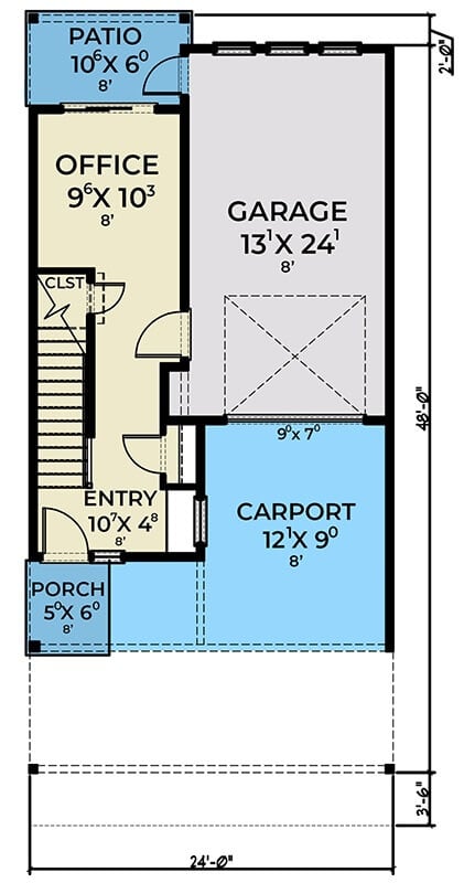 Main Level Floor Plan