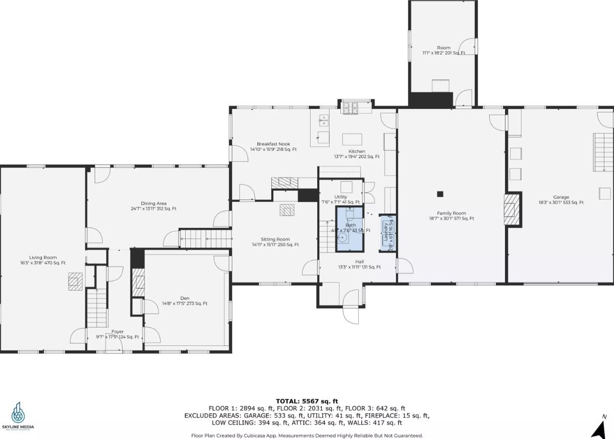 Main Level Floor Plan