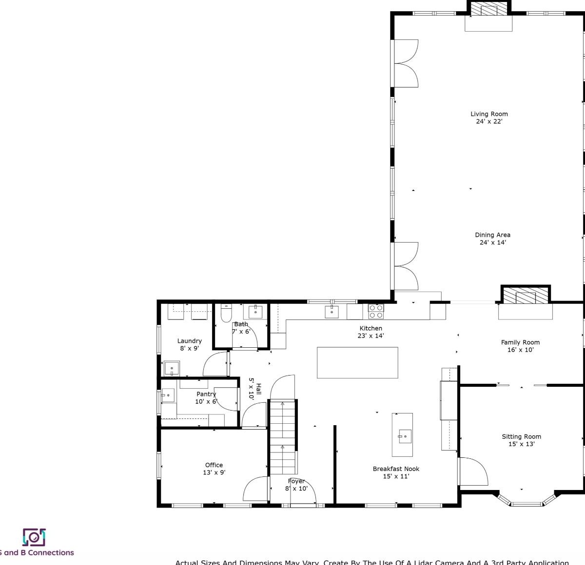Main Level Floor Plan