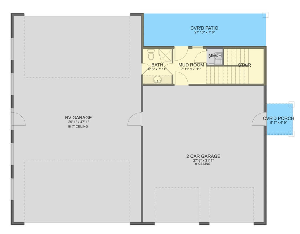 Main Level Floor Plan