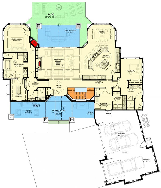 Main Level Floor Plan