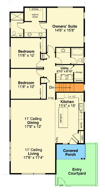 Main Level Floor Plan