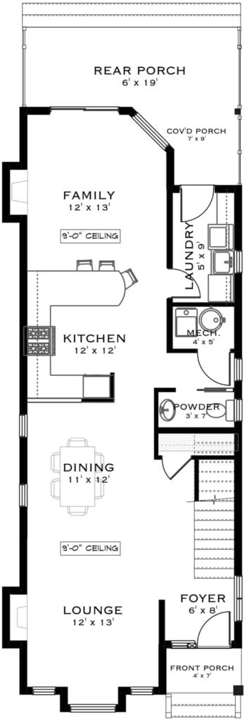 Main Level Floor Plan