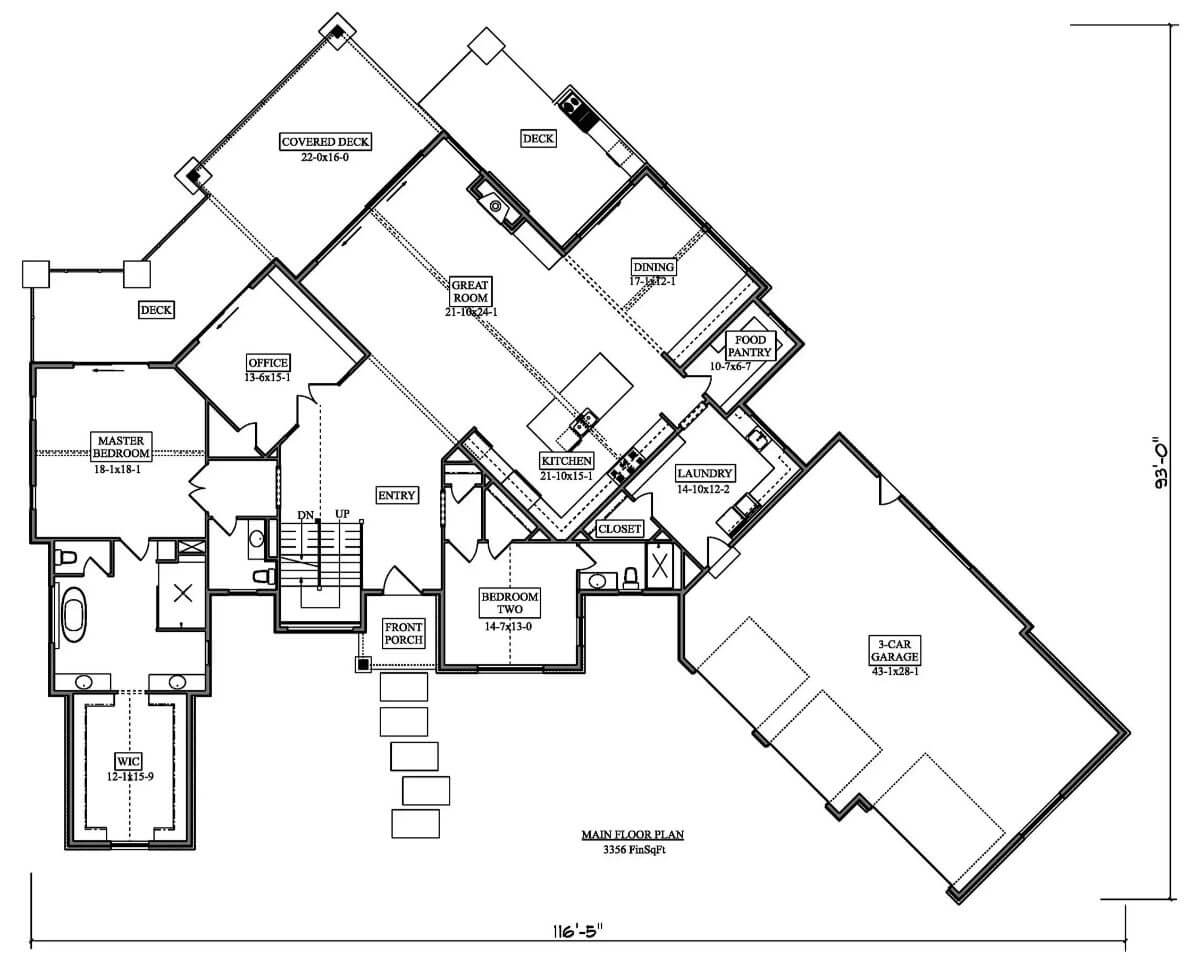 Main Level Floor Plan