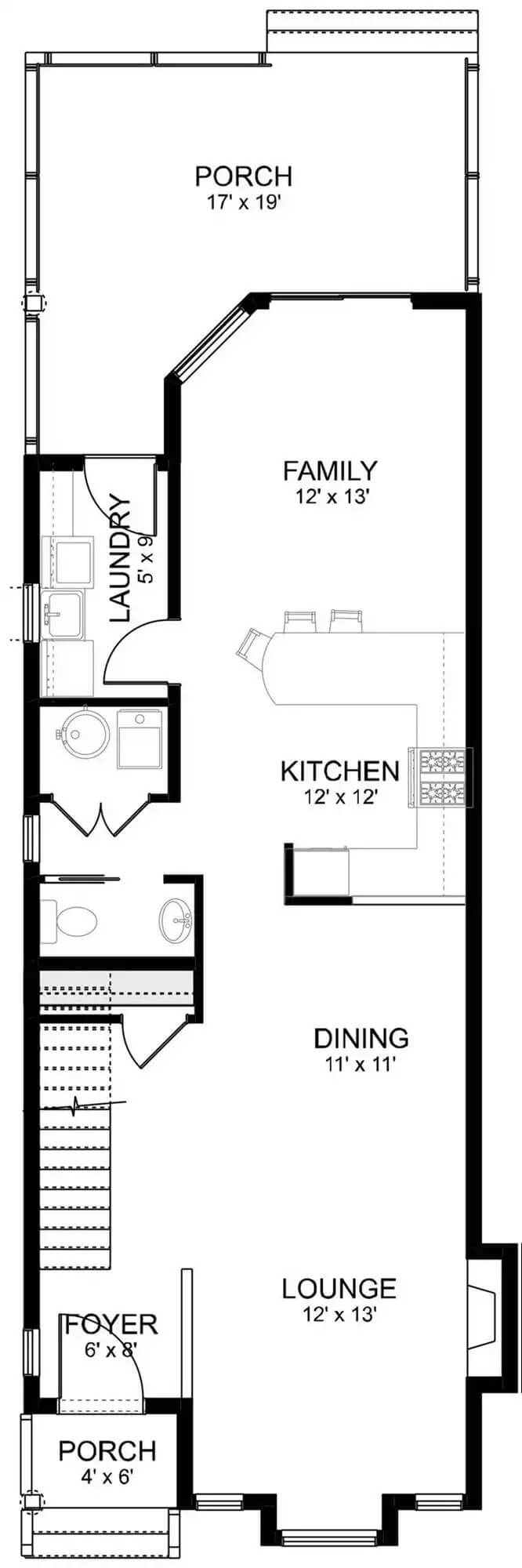 Main Level Floor Plan