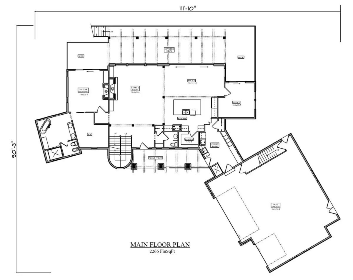 Main Level Floor Plan