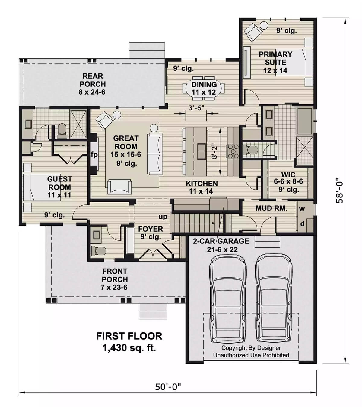 Main Level Floor Plan