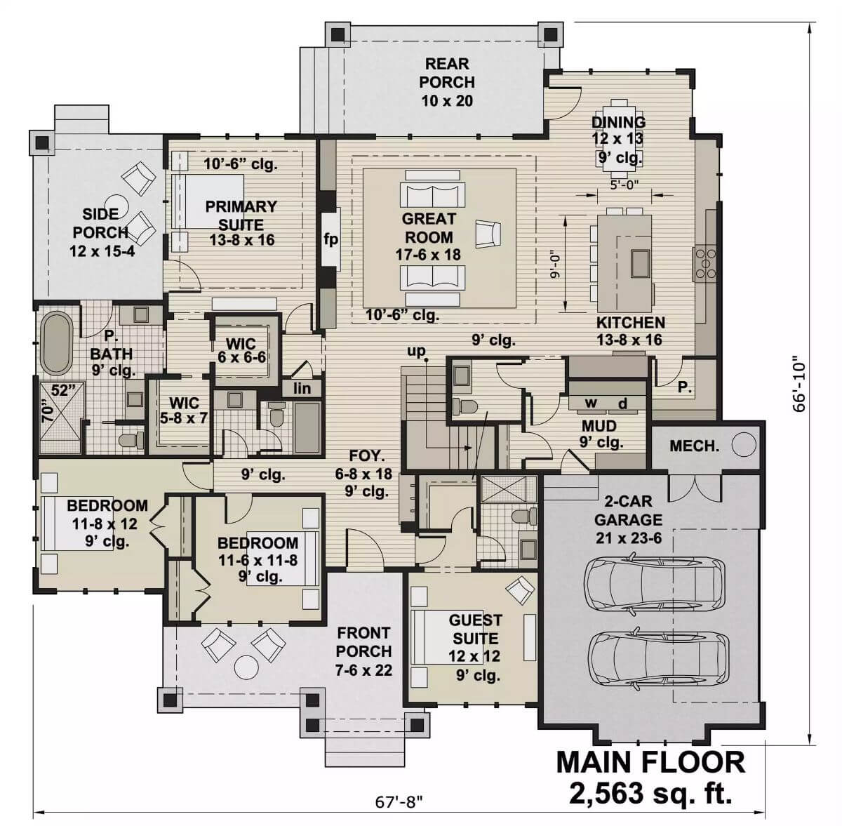 Main Level Floor Plan