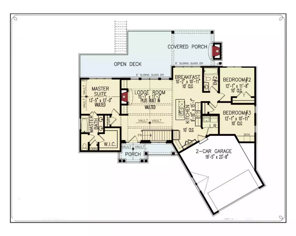 Main Level Floor Plan