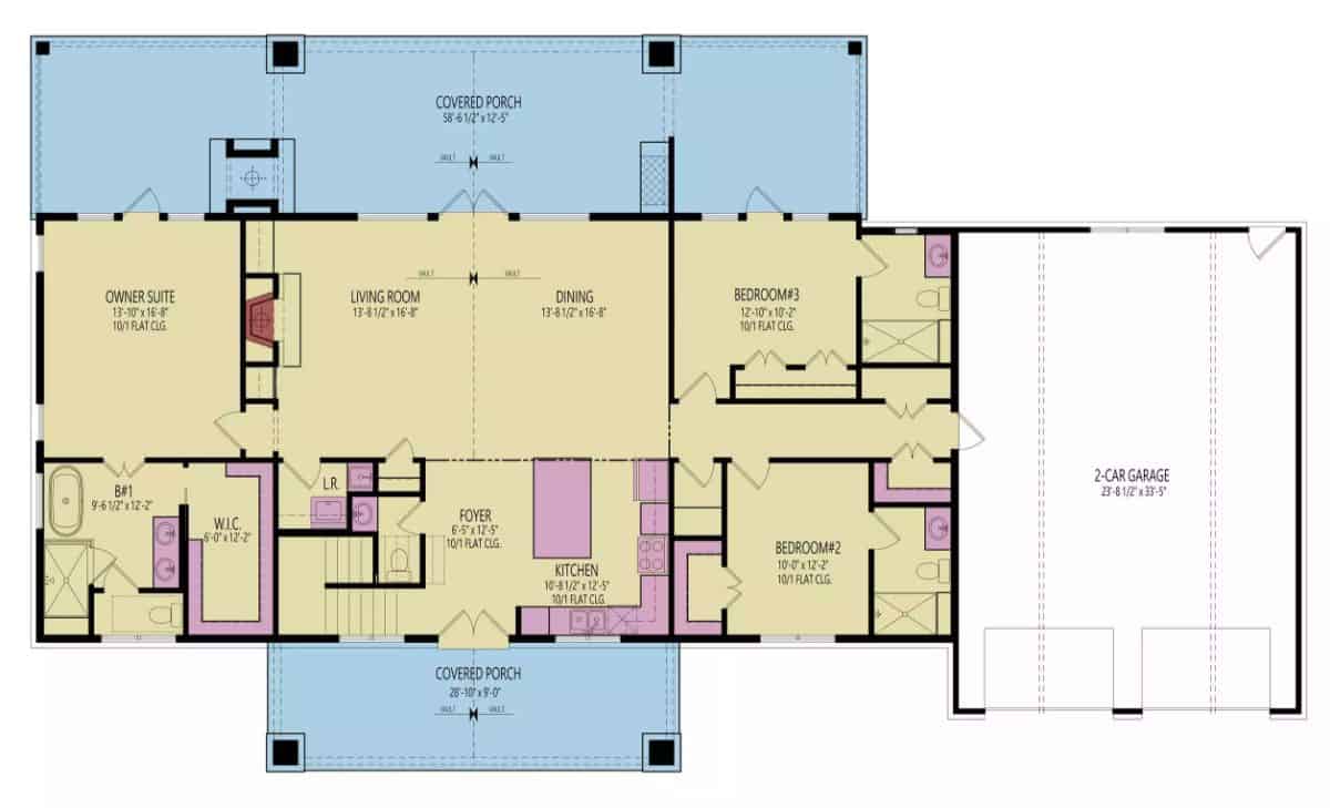 Main Level Floor Plan