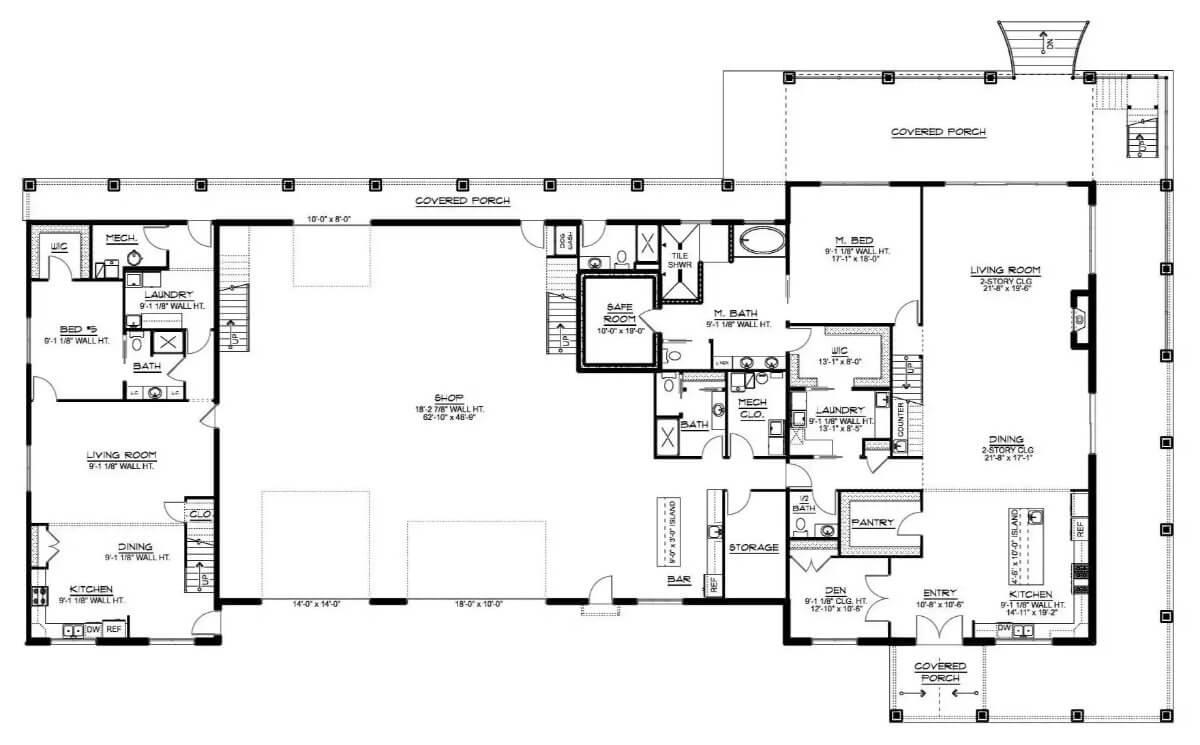 Main Level Floor Plan