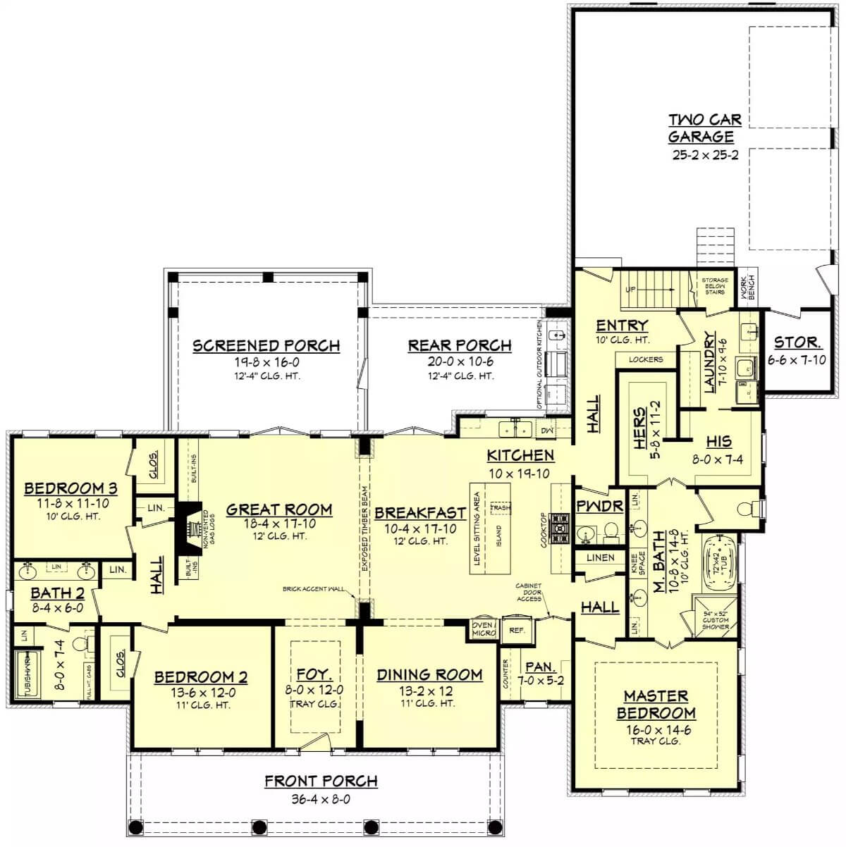 Main Level Floor Plan