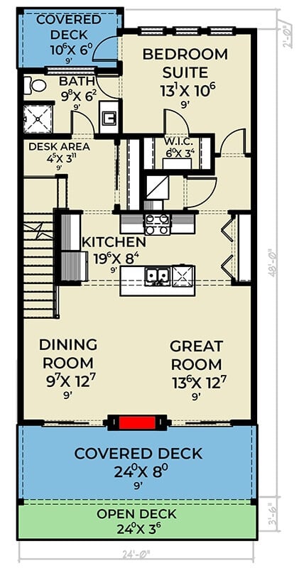 Second Level Floor Plan