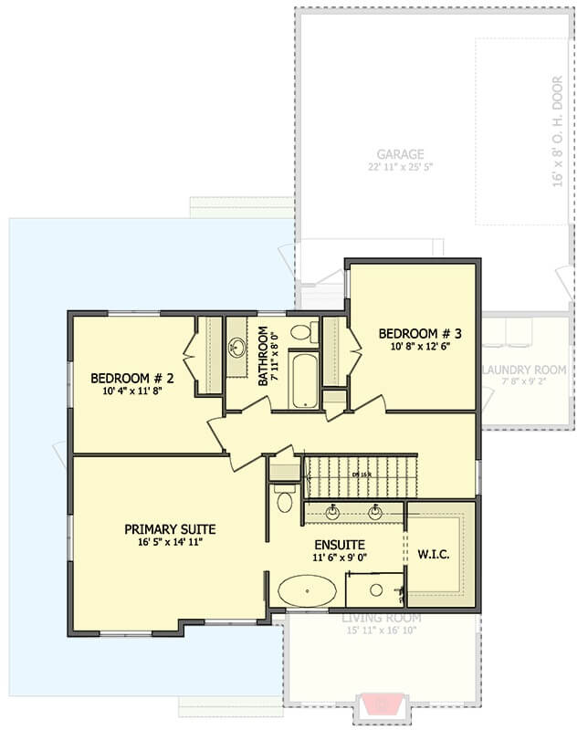 Second Level Floor Plan