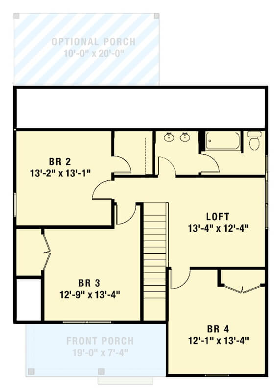 Second Level Floor Plan