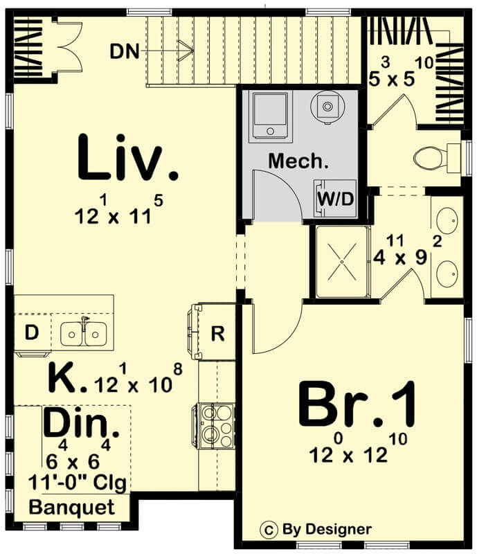 Second Level Floor Plan