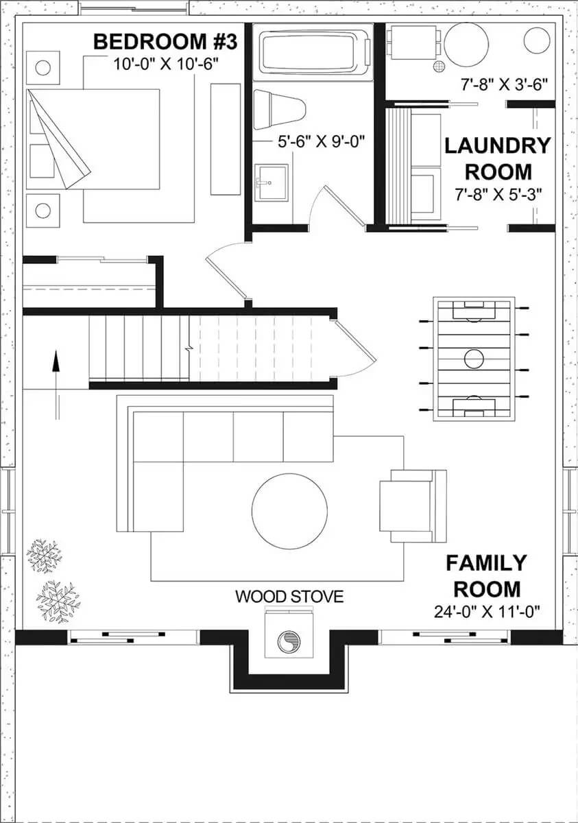 Lower Level Floor Plan