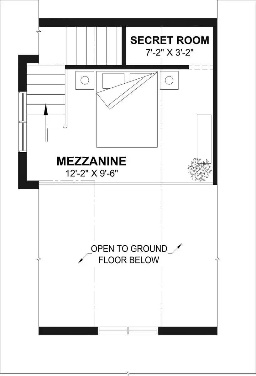 Second Level Floor Plan