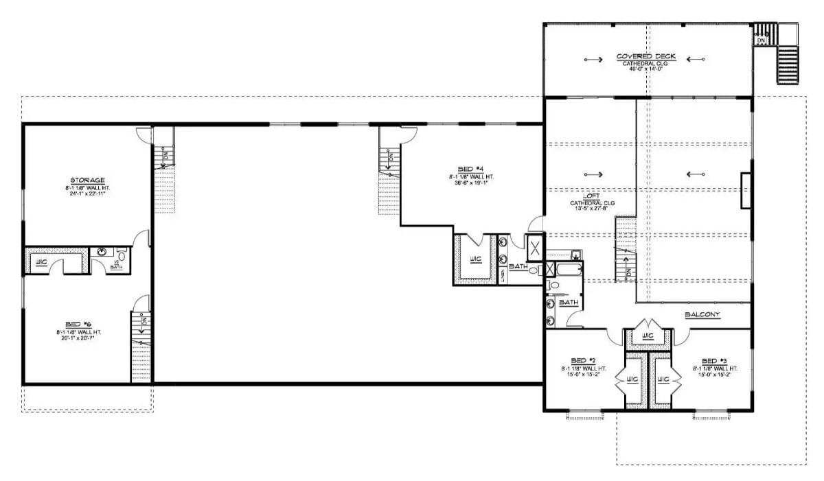 Second Level Floor Plan