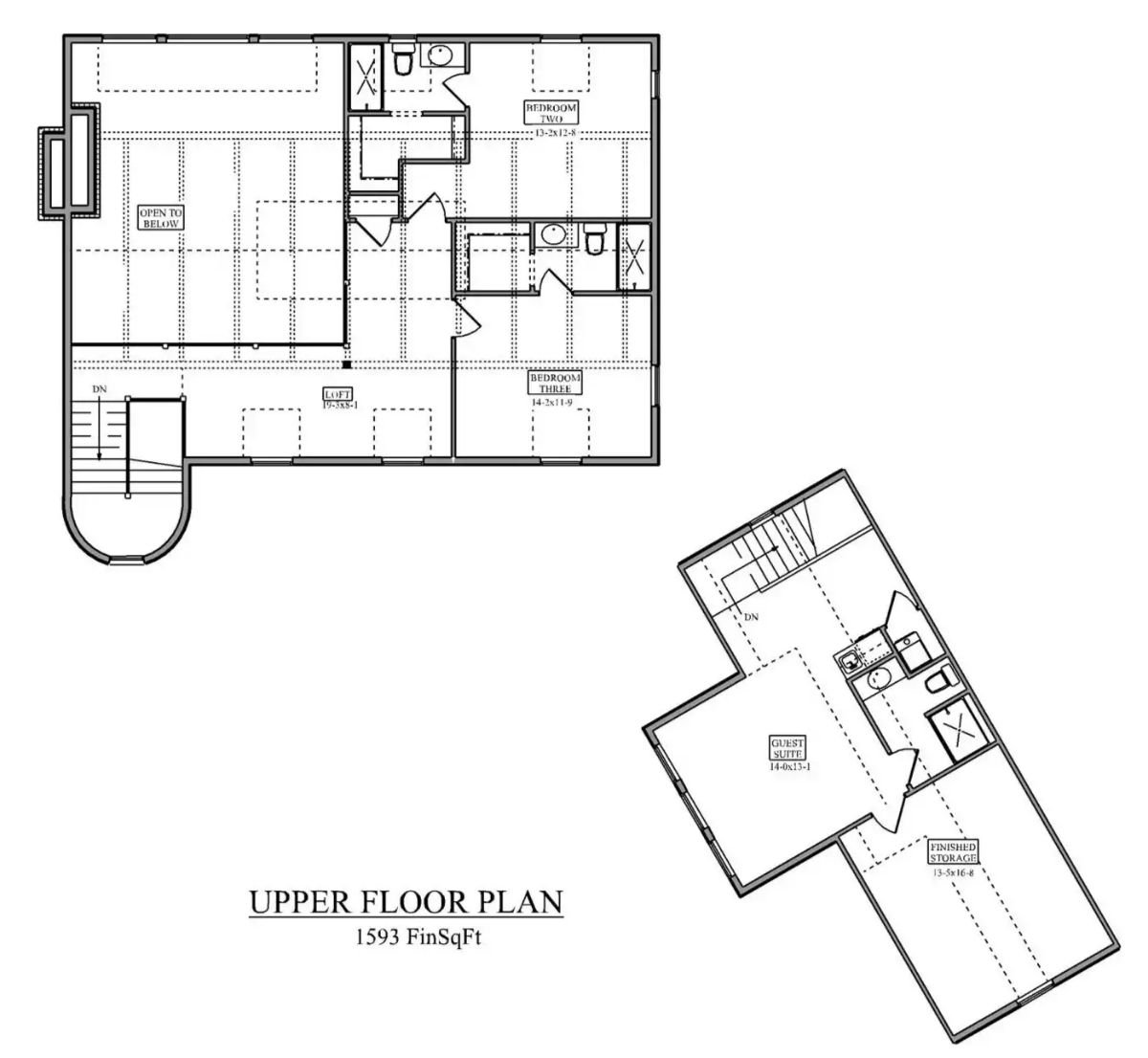 Second Level Floor Plan