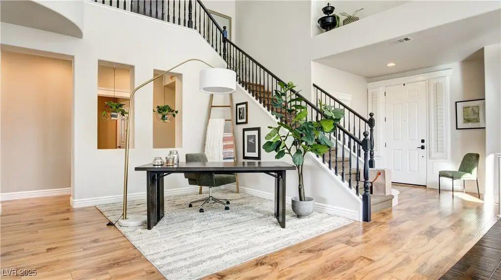 Entryway and Office