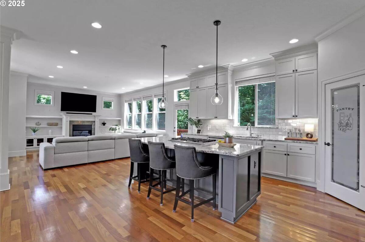 Living Room and Kitchen