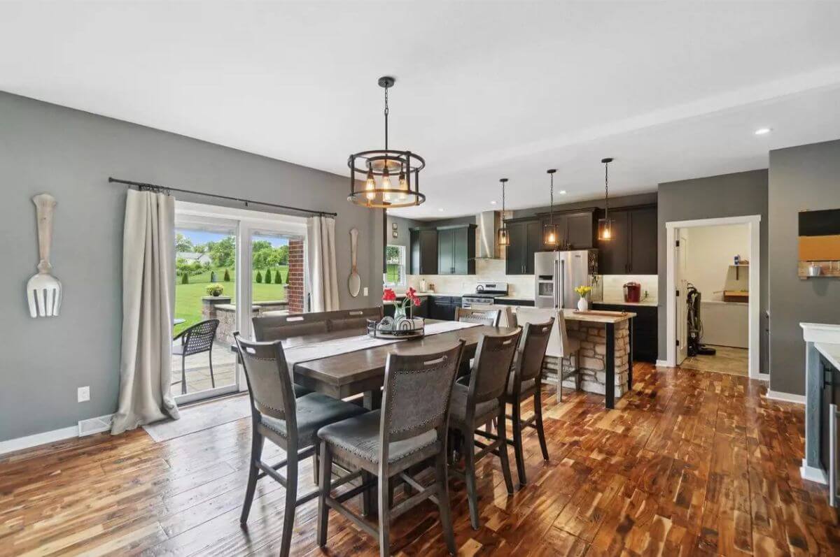 Kitchen and Dining Area