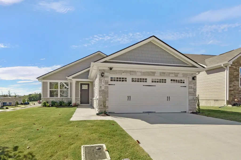 Contemporary Ranch-Style 2-Bedroom Home with Open Floor Plan and 2-Car Front-Entry Garage (1,153 Sq. Ft. Floor Plan)