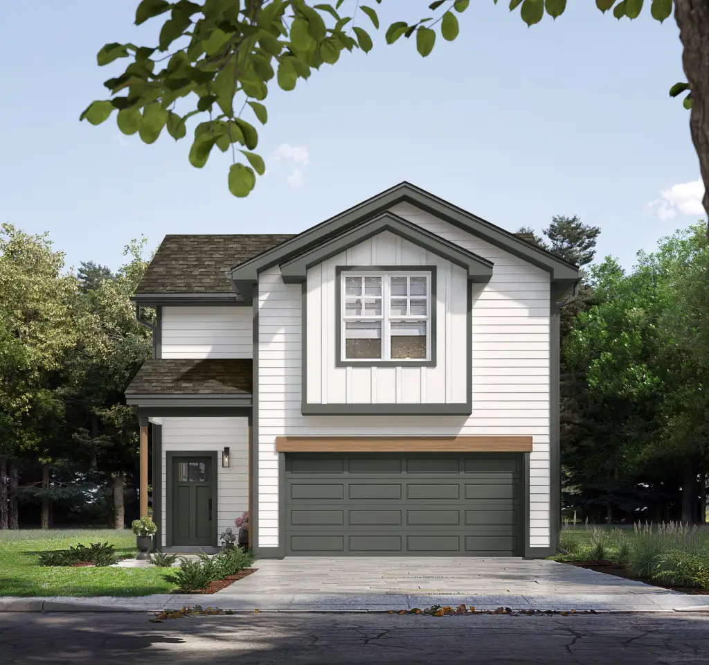 Contemporary Farmhouse 3-Bedroom Home with Open Living Space and Double Garage (1,726 Sq. Ft. Floor Plan)