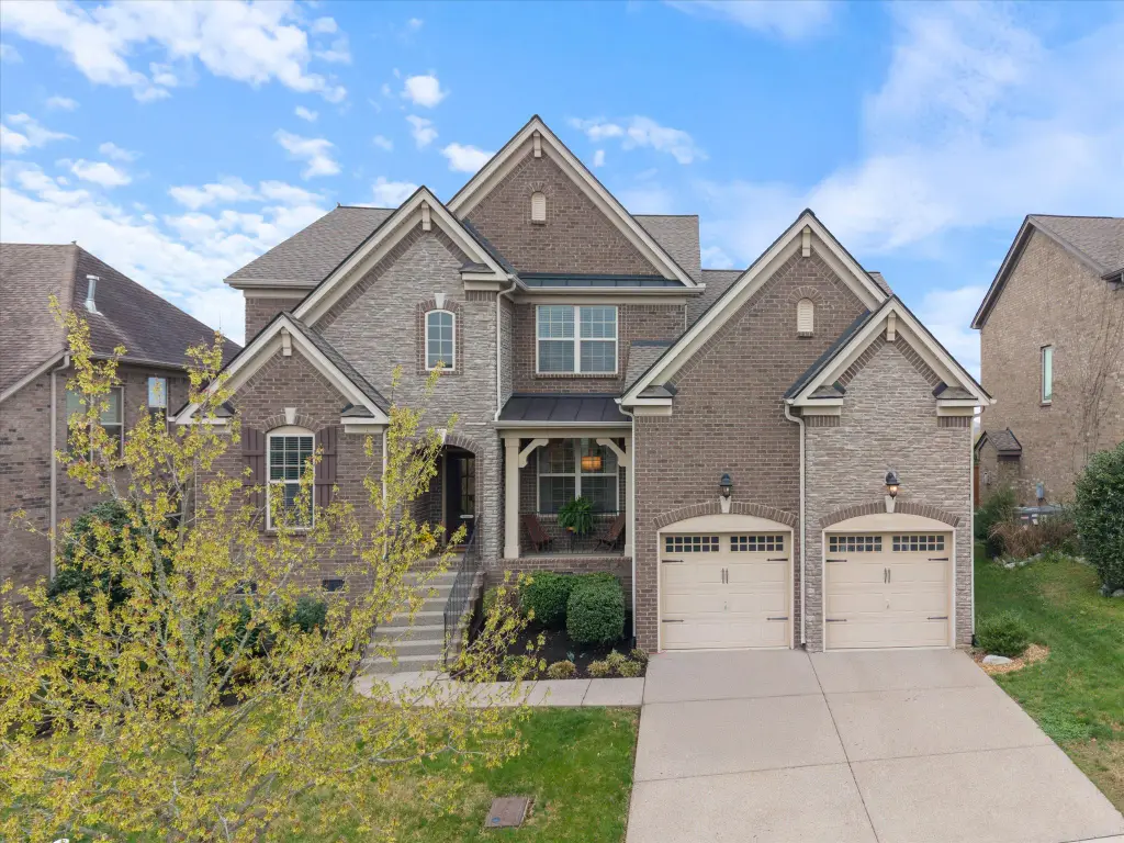 4-Bedroom Tudor-Style Brick Home with Open Floor Plan and Bonus Room (2,719 Sq. Ft. Floor Plan)